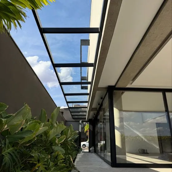 Telhado de Vidro Serigrafado em Pilar do Sul - Projeto 3