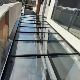 Telhado Transparente em Santa Cruz das Palmeiras - Projeto 12